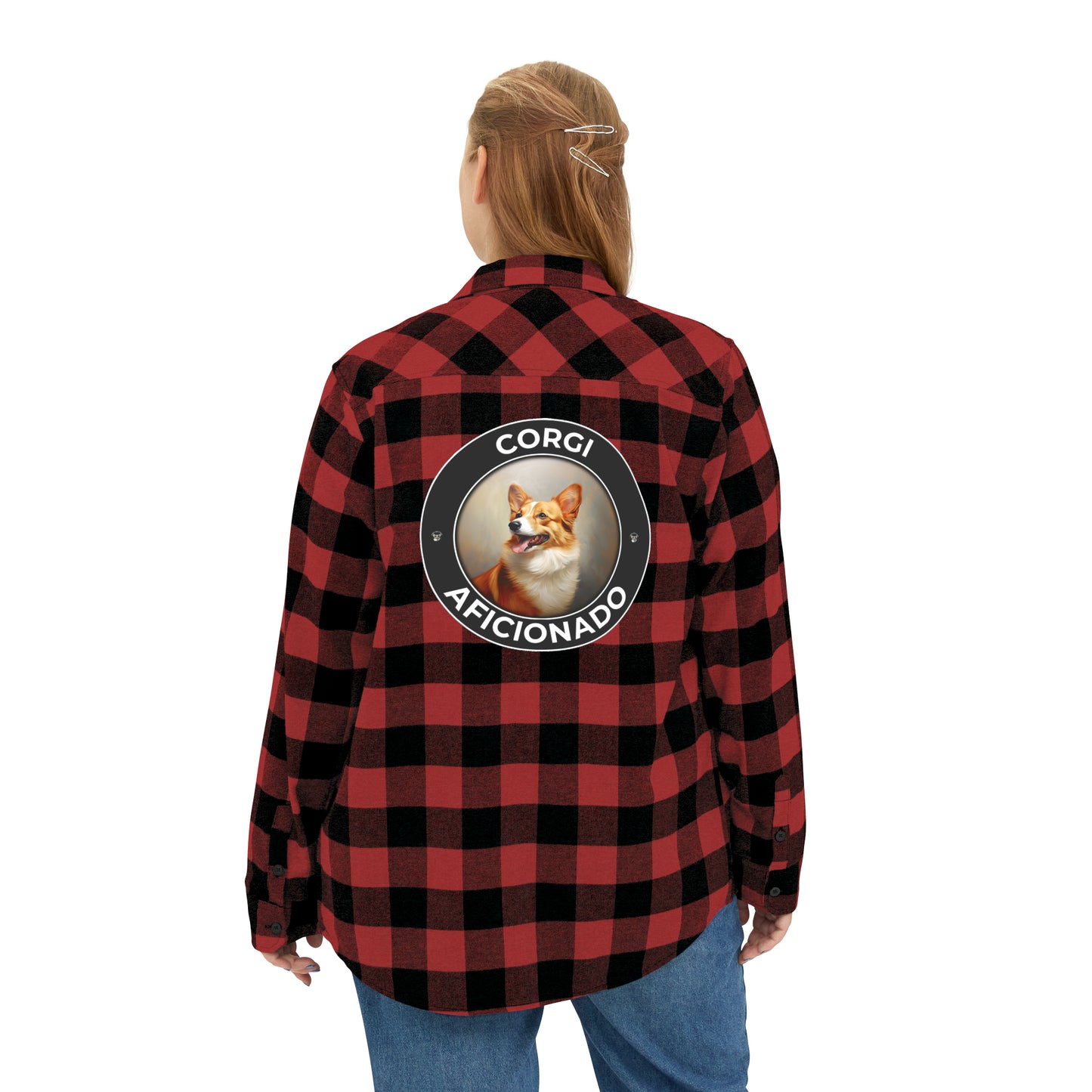 Corgi Aficionado - Flannel Shirt