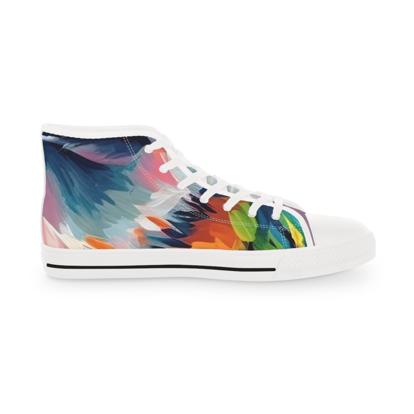Scouter Corgi Artistic Abstract Men's High Top Casual Canvas Sneakers