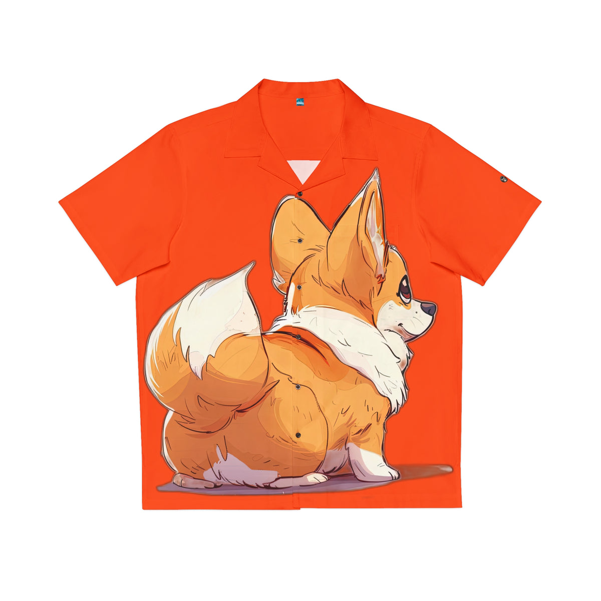 Cutie Booty Hawaiian Shirt - Volcano Orange Resort Attire