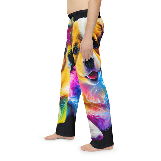 Colorful Corgi - Men's Pajama Pants