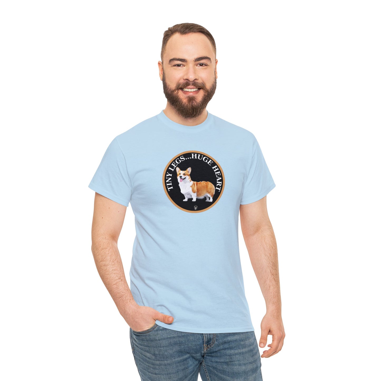 Tiny Legs...Huge Heart - Unisex Heavy Cotton Tee