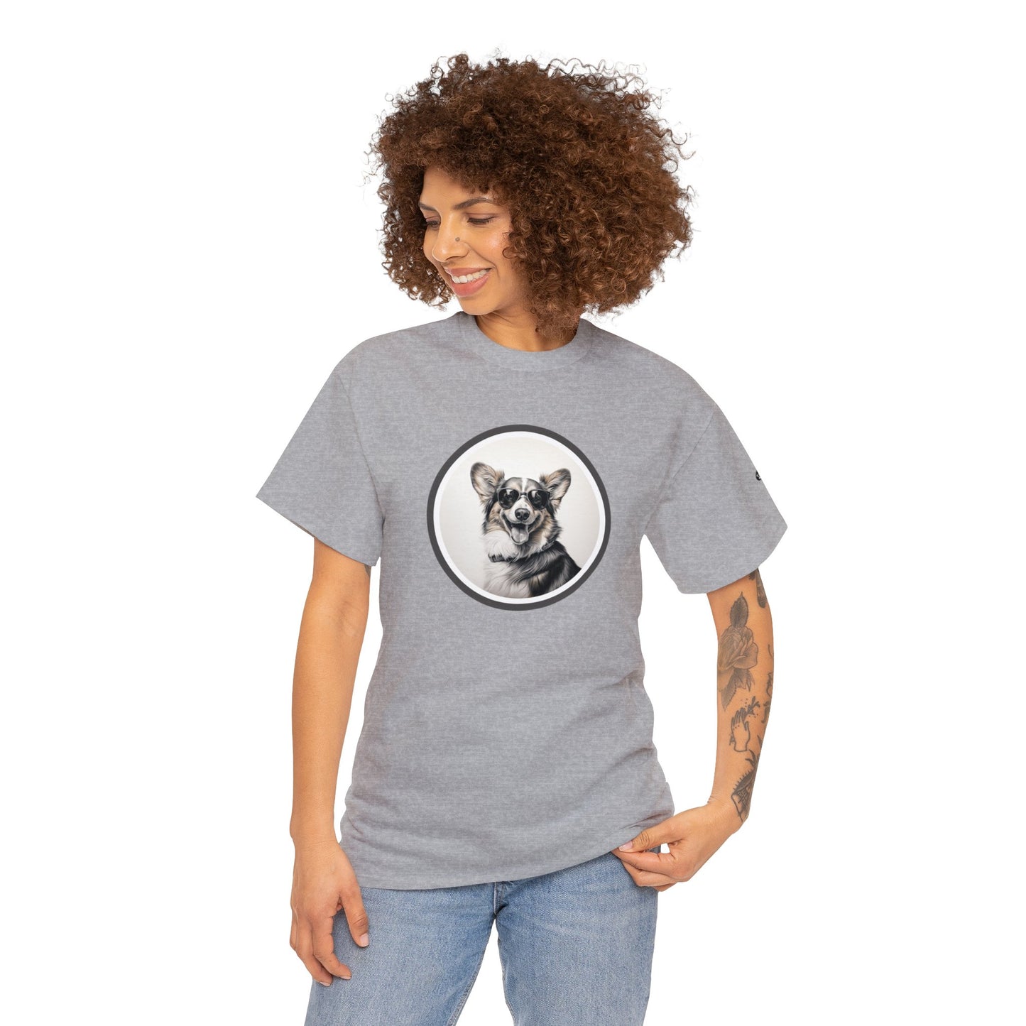 Corgi Cool - Unisex Heavy Cotton Tee