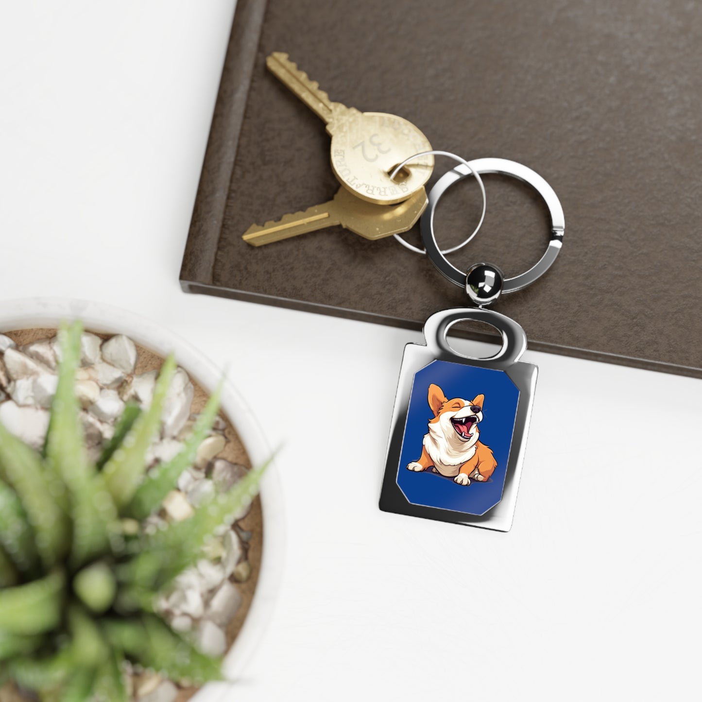 Comical Corgi - Key Ring