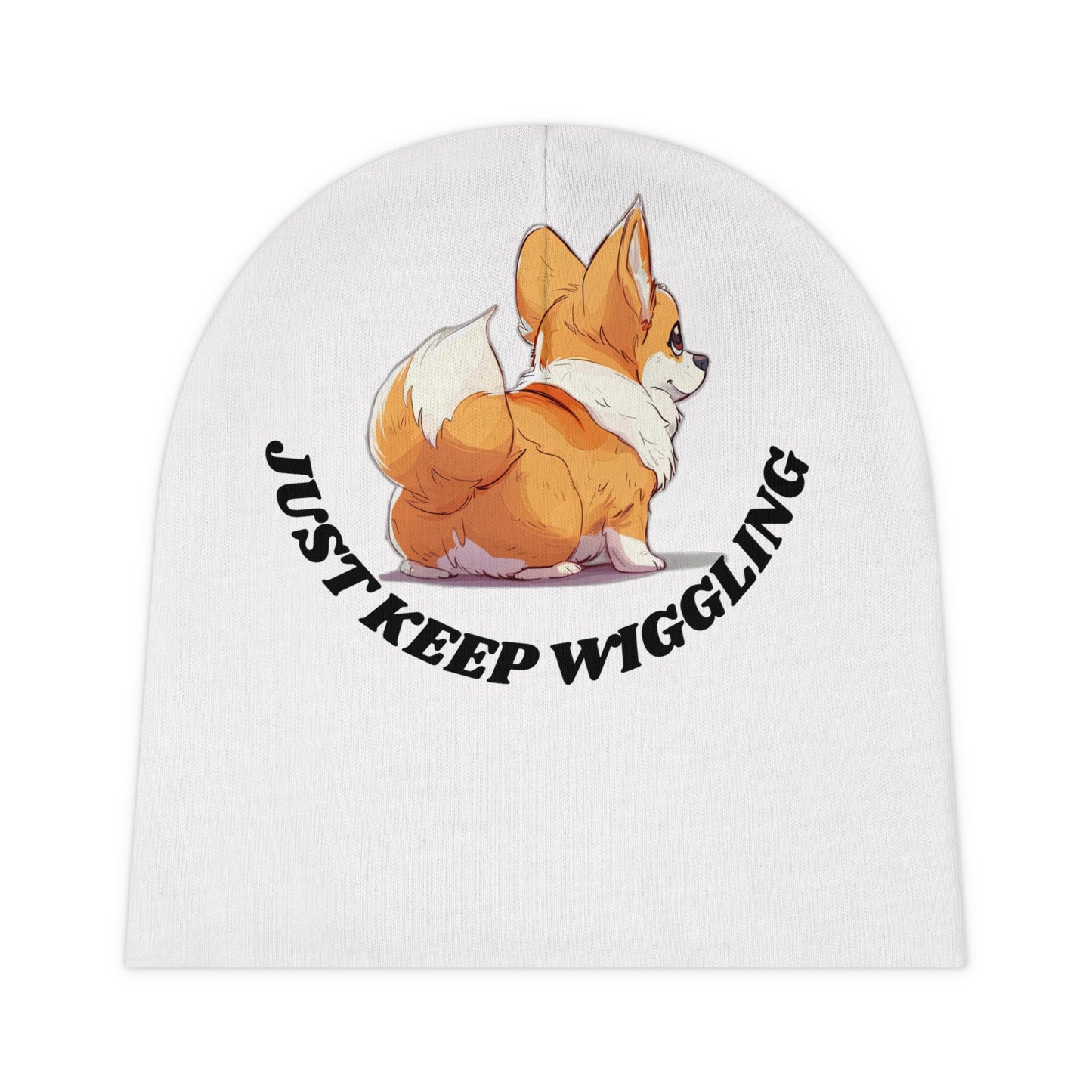 Just Keep Wiggling Baby Beanie