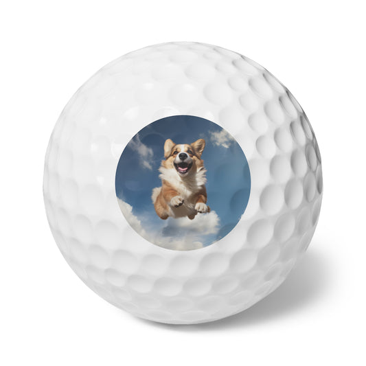 Flying Corgi - Golf Balls