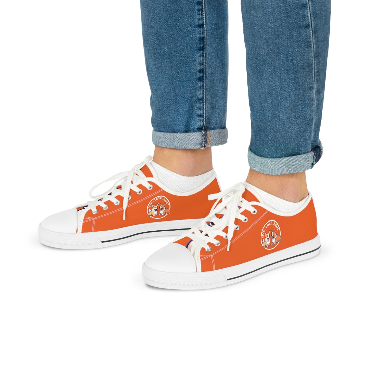 Live...Love...Loaf - Men's Low Top Sneakers