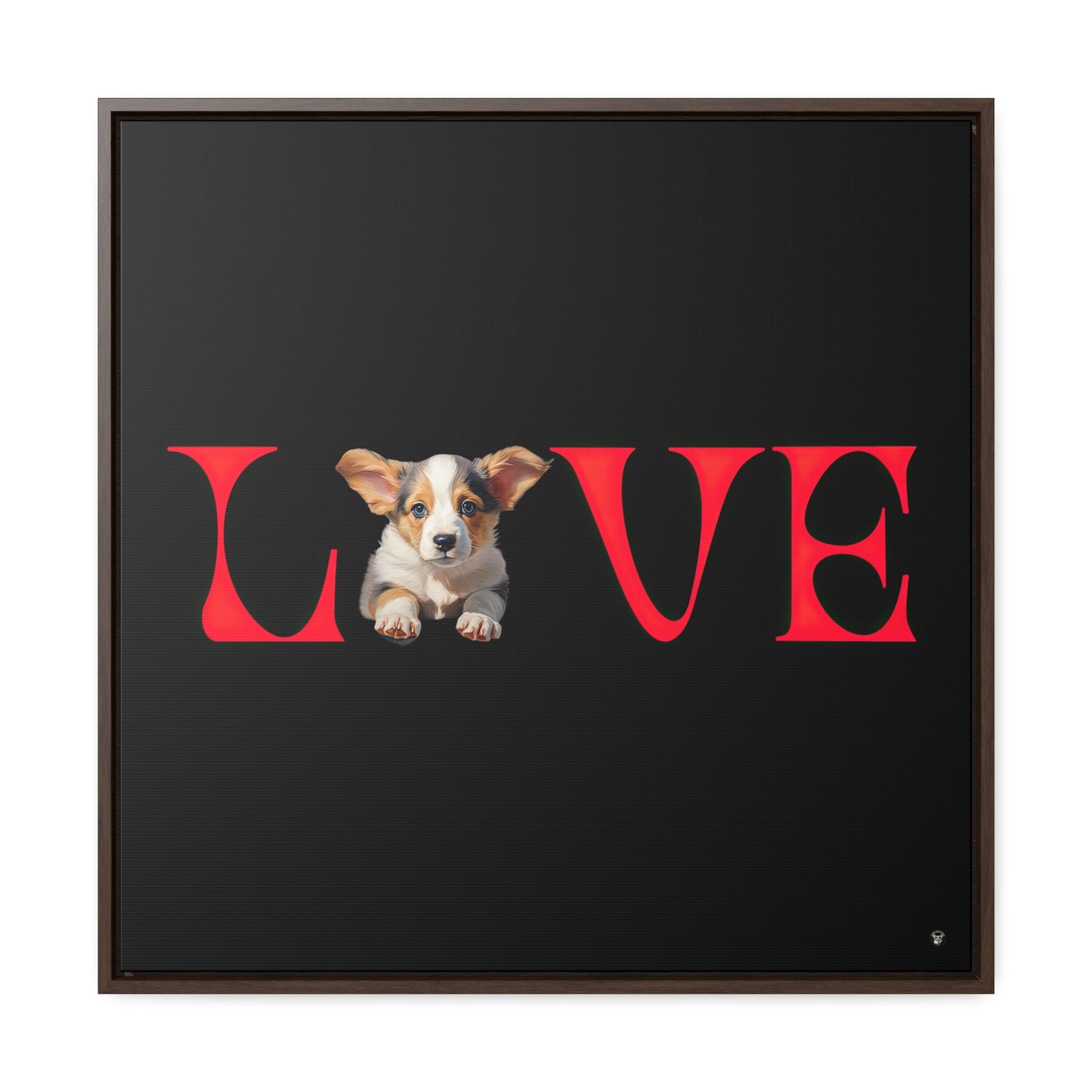 LOVE - Framed on Canvas