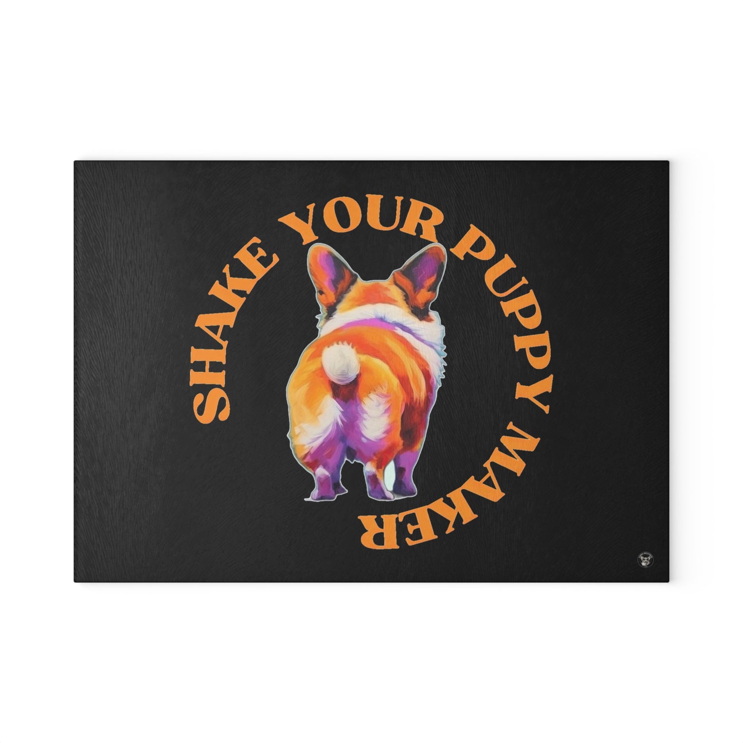 Shake Your Puppy Maker - Glass Cutting Board