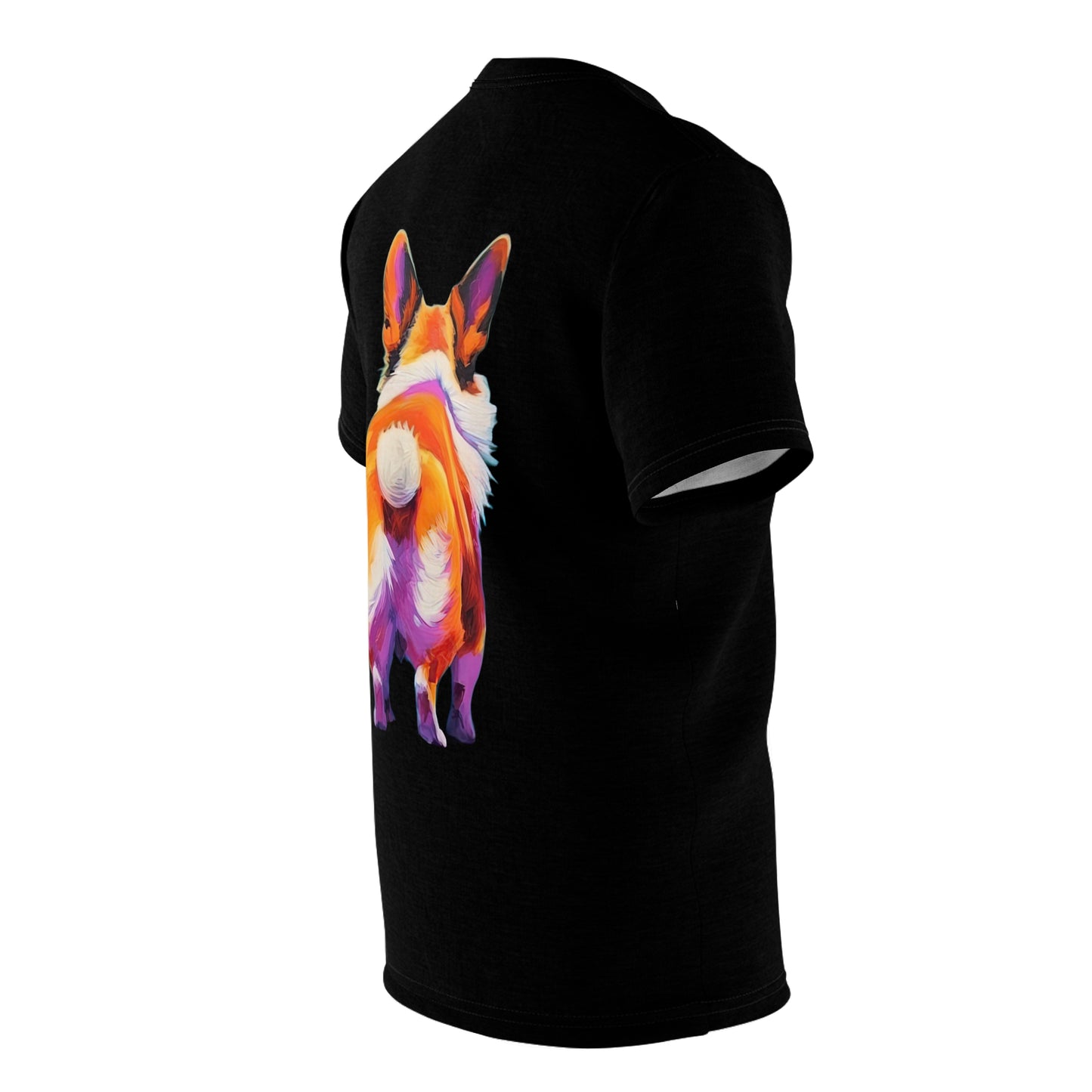 Corgi Butt Bold Tee in Black