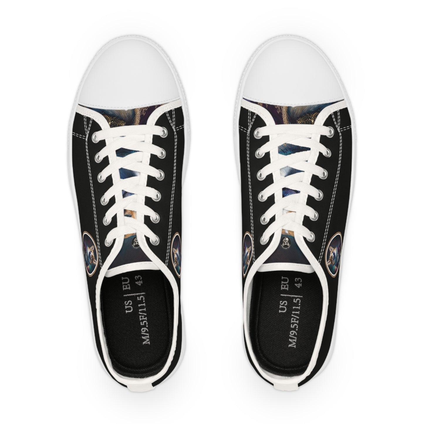 Corgi Royalty - Men's Low Top Sneakers