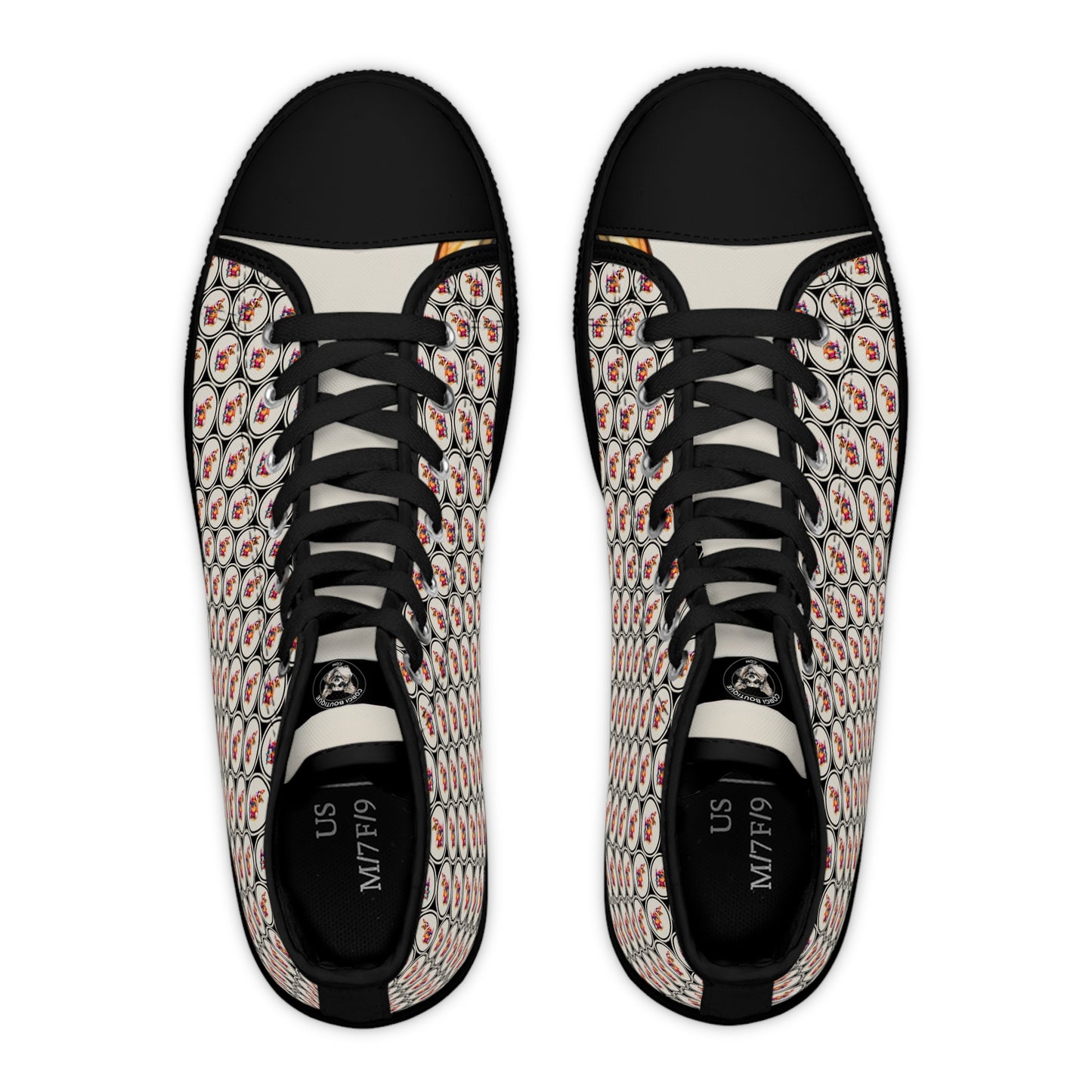 The Observer Mosaic - Women's High Top Sneakers