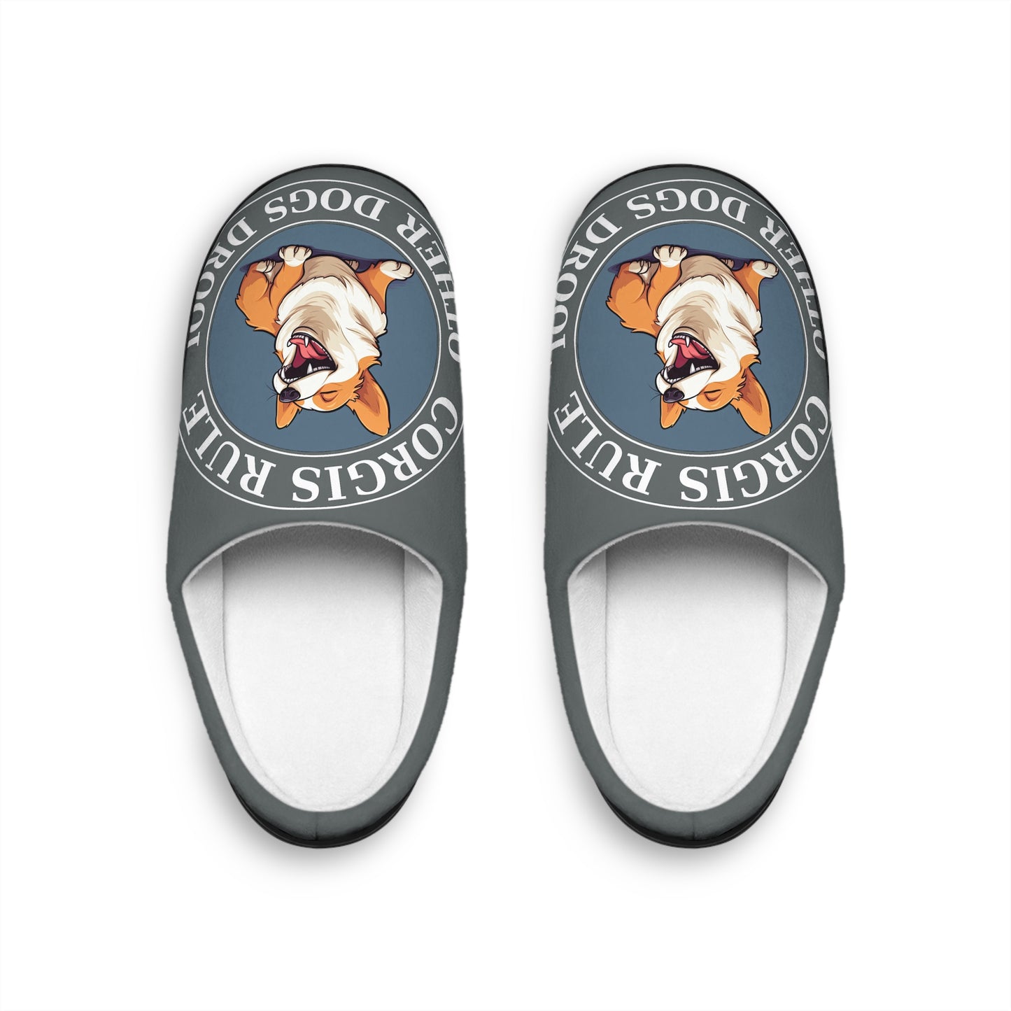 Corgis Rule - Women's Slippers