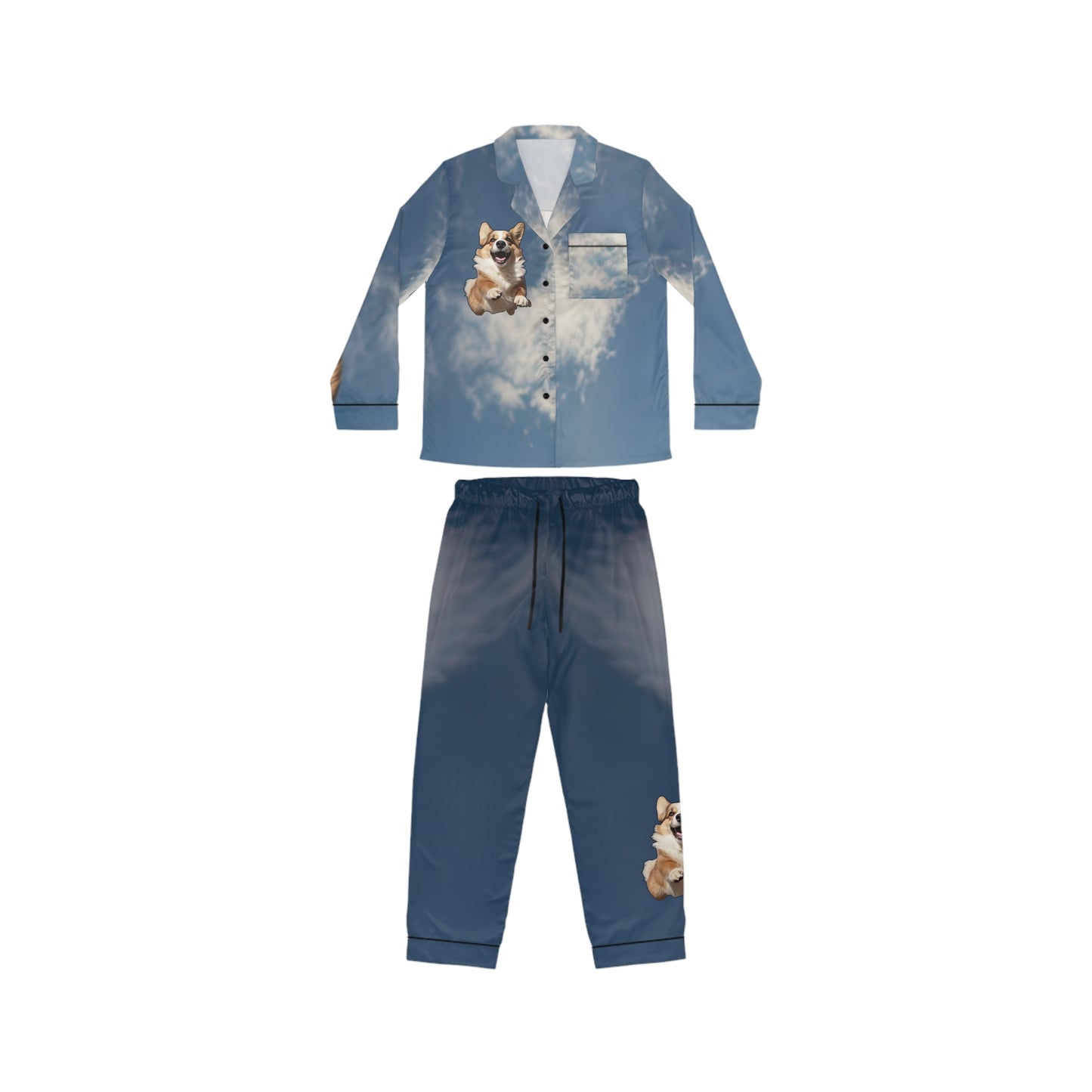 Super Corgi Silky Pajamas