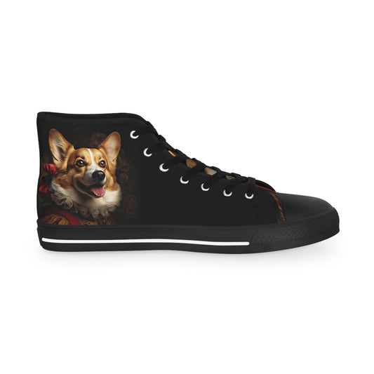 Renaissance Corgi - Men's High Top Sneakers