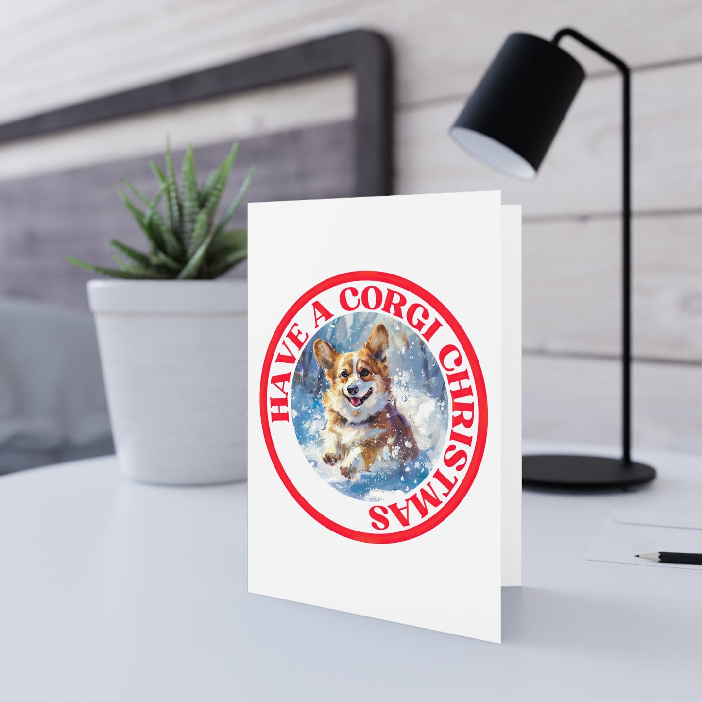 Corgi Christmas - Greeting Card