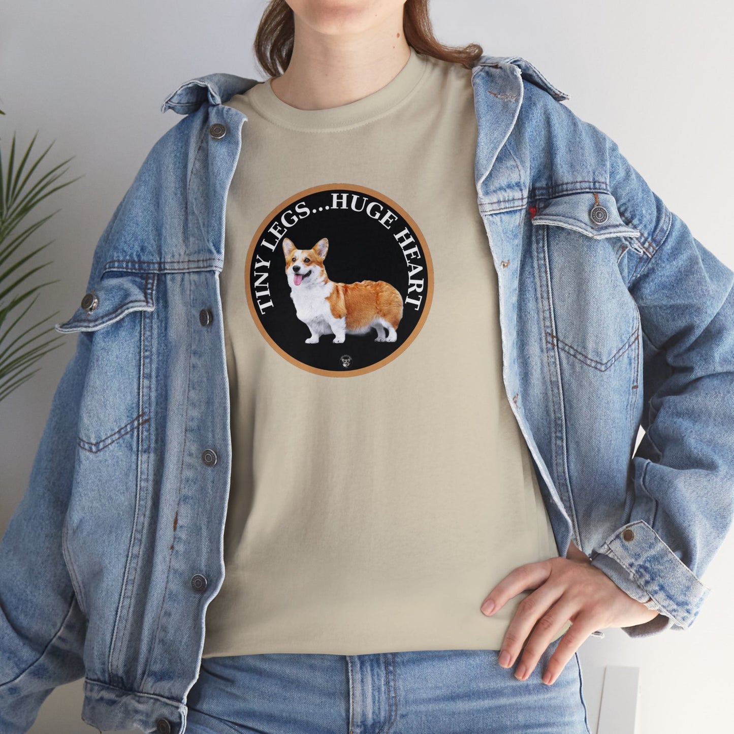 Tiny Legs...Huge Heart - Unisex Heavy Cotton Tee