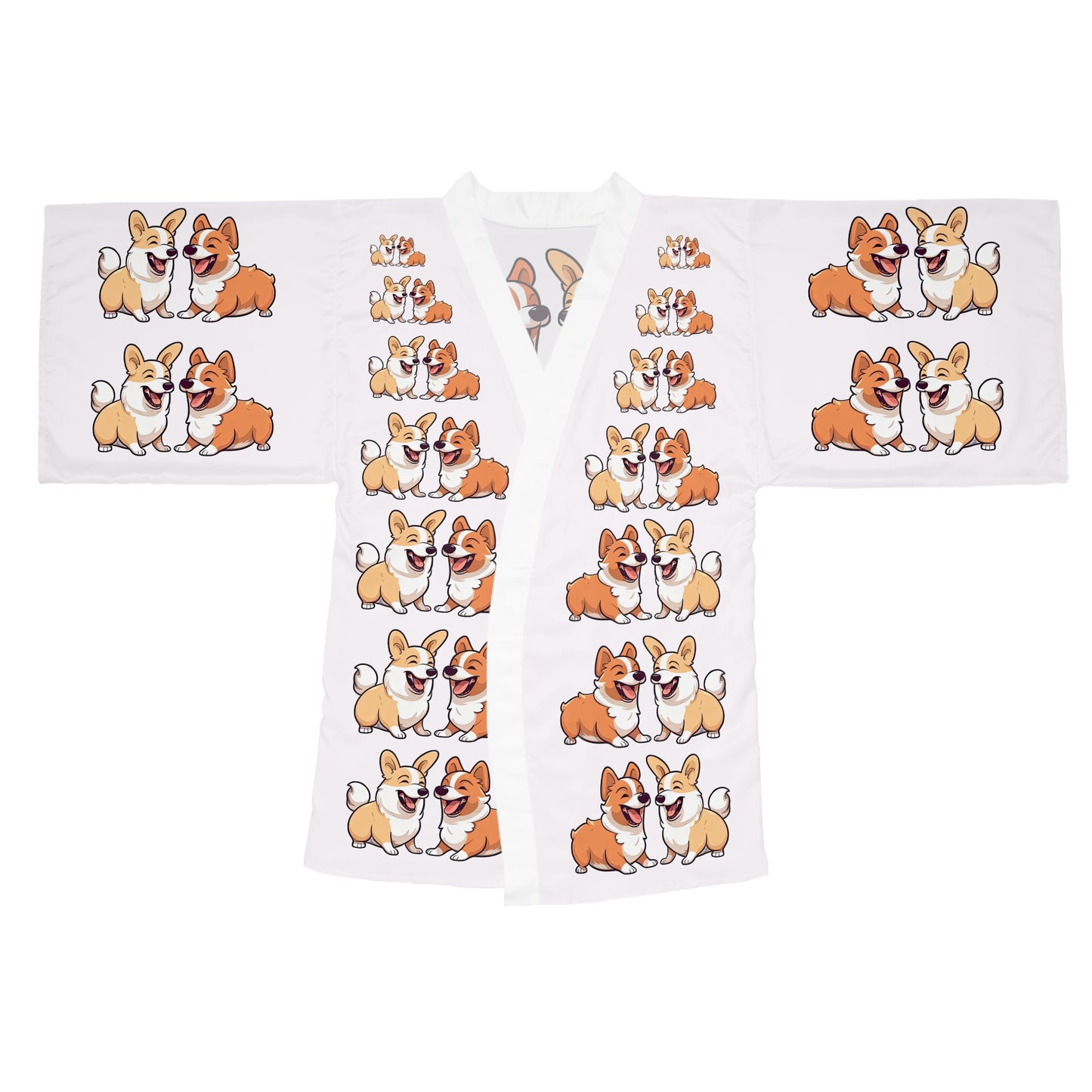Corgi Couple Kimono Robe