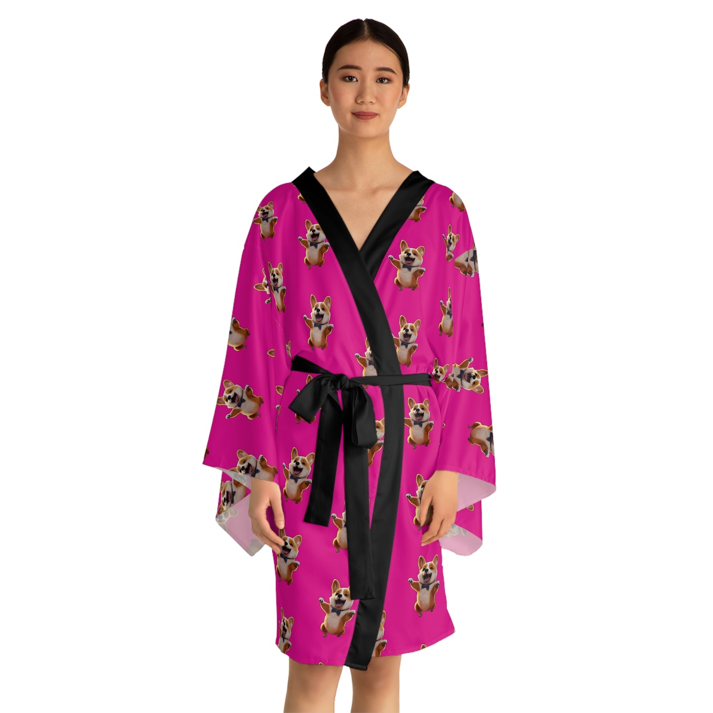 Boogaloo Corgi Kimono Robe