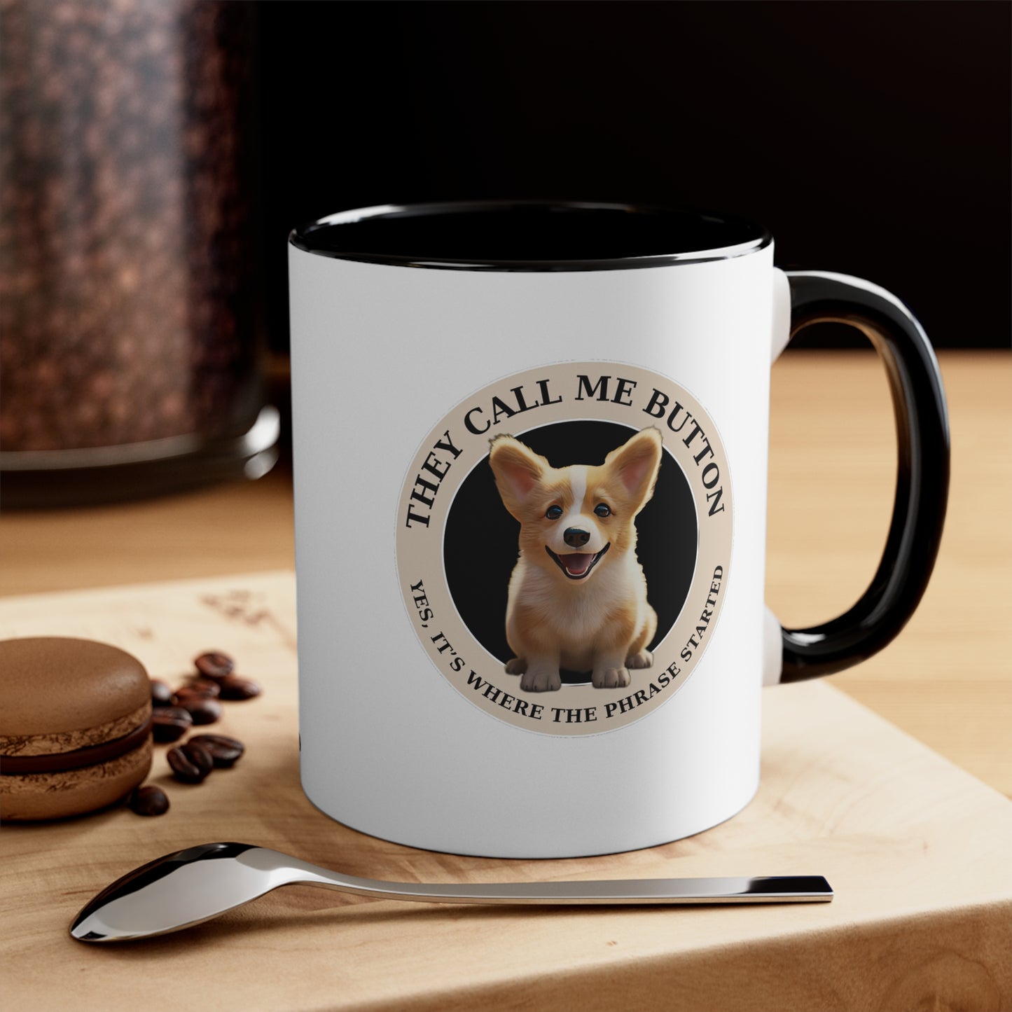 Cute as a Button - Mug