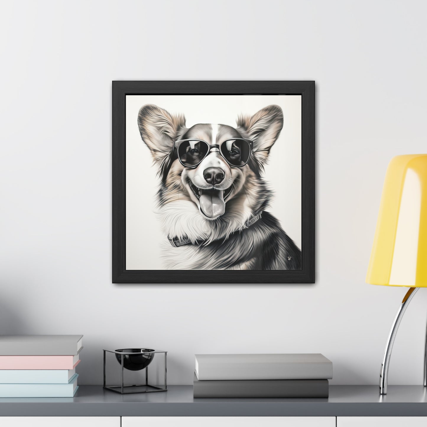 Corgi Cool - Framed Print