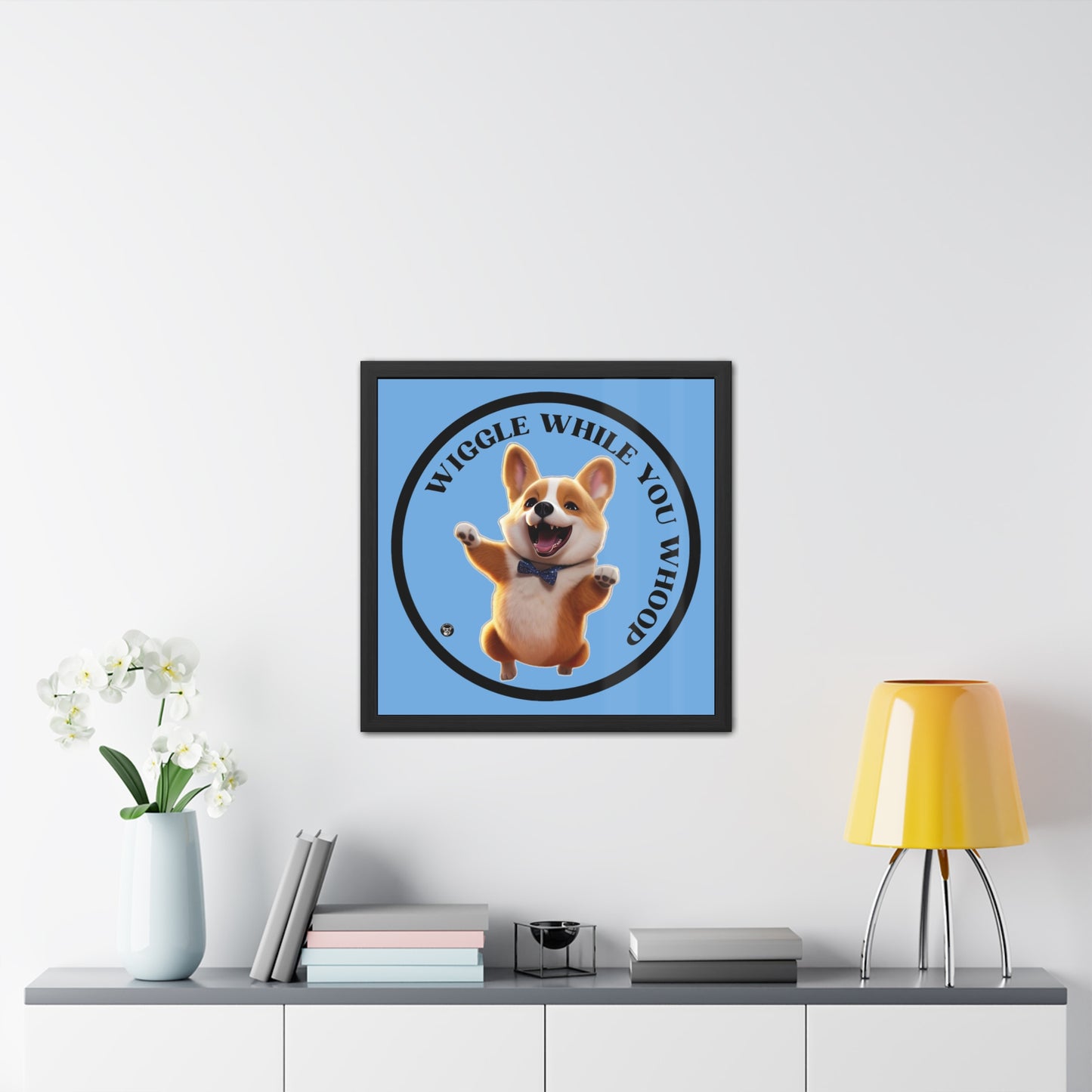 Wiggle While You Whoop - Framed Print