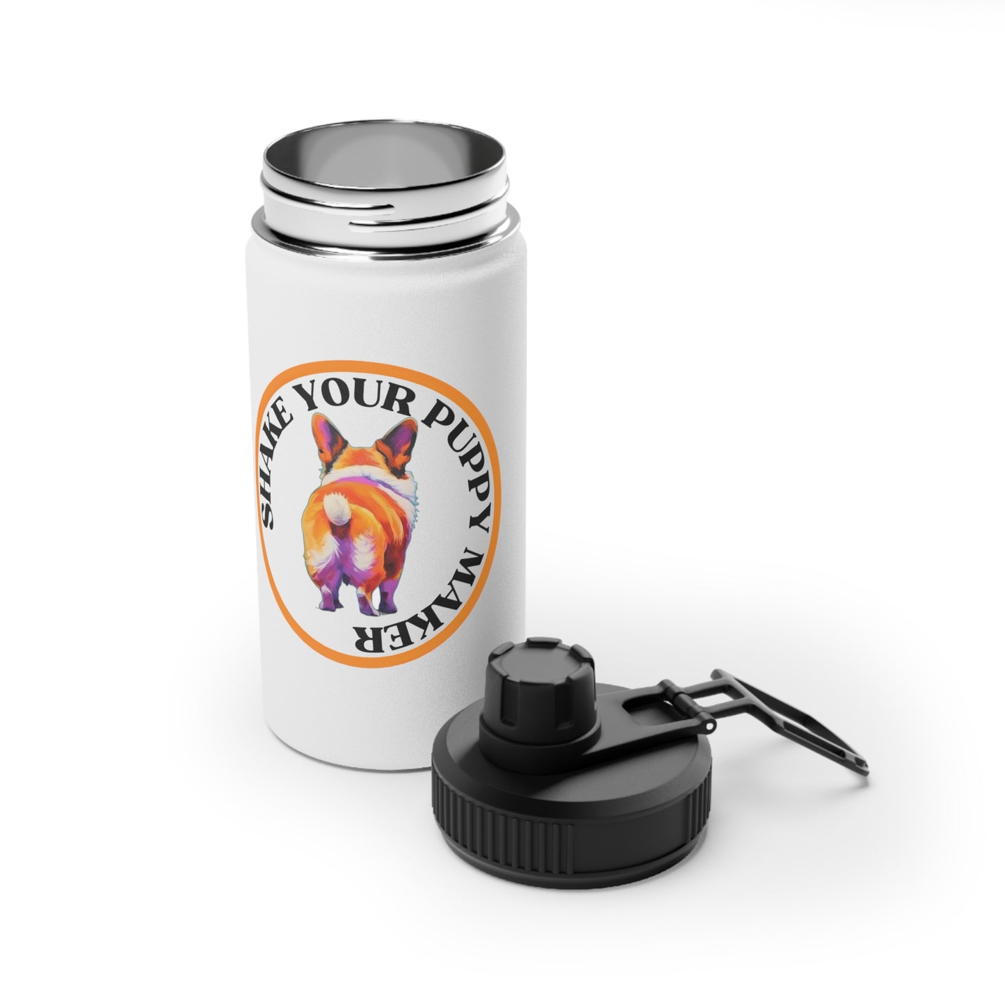 Shake Your Puppy Maker - Water Bottle with Sport Lid
