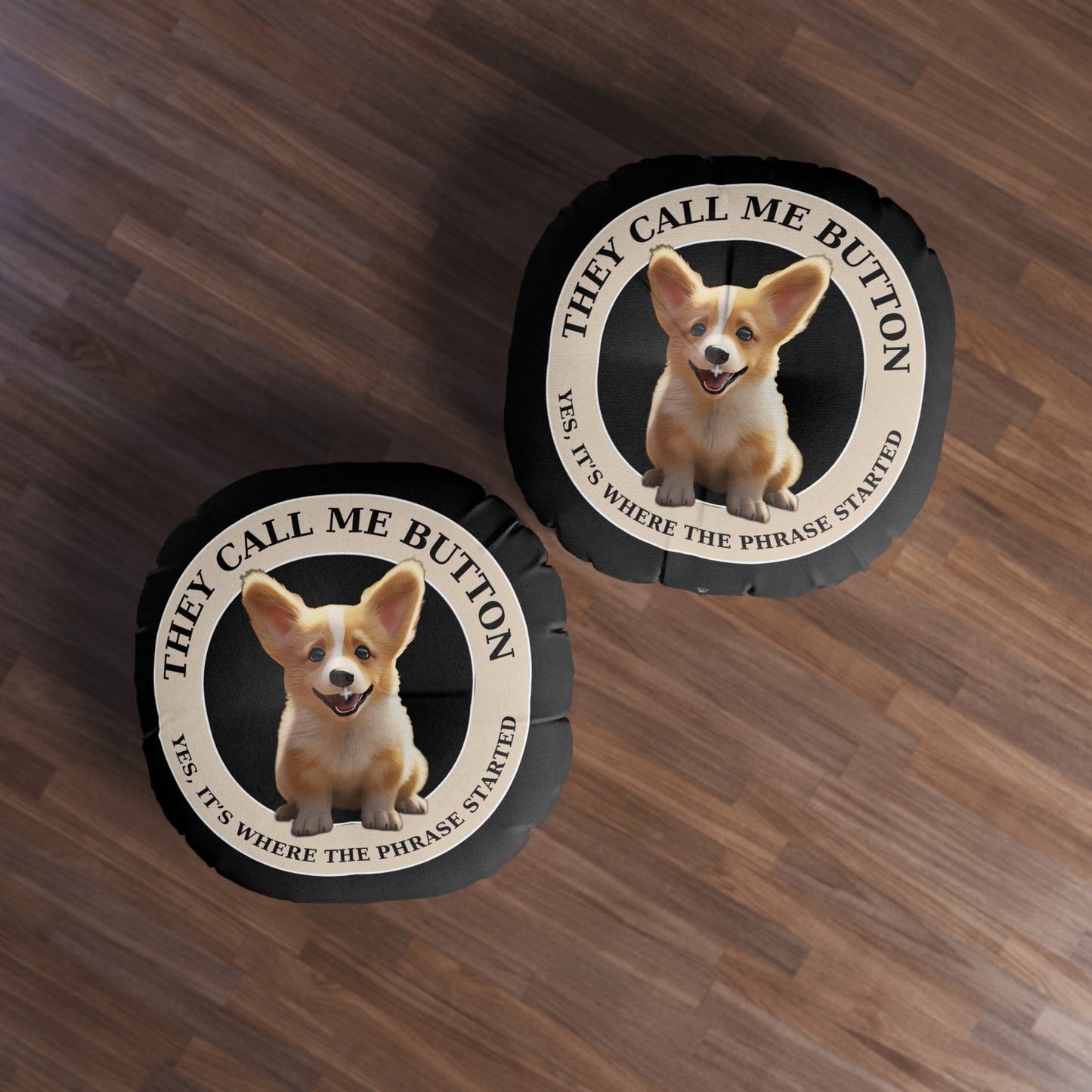 Cute as a Button - Floor Pillow