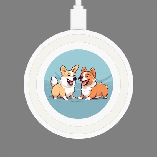 Corgi Couple - Quake Wireless Charging Pad
