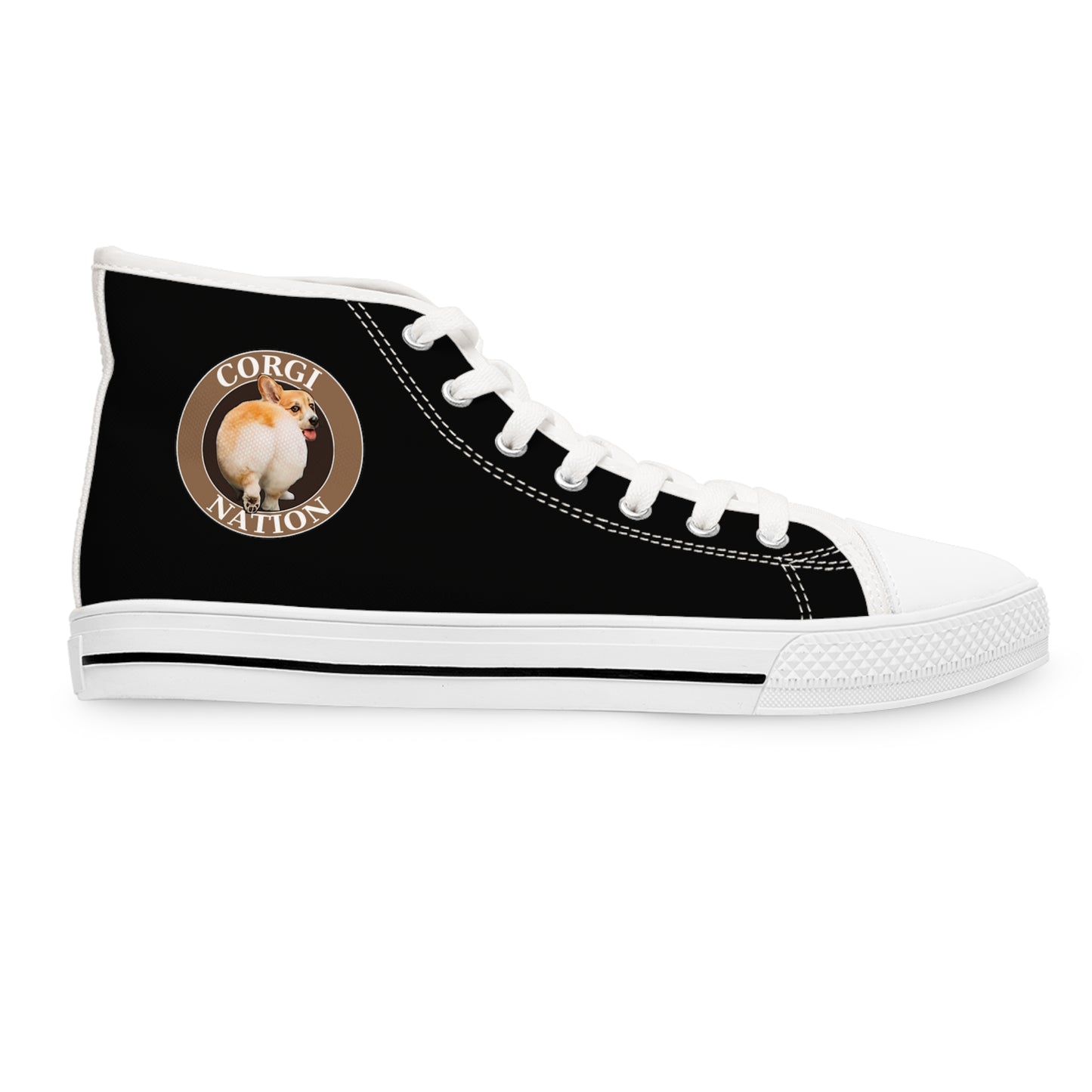 Corgi Nation - Women's High Top Sneakers