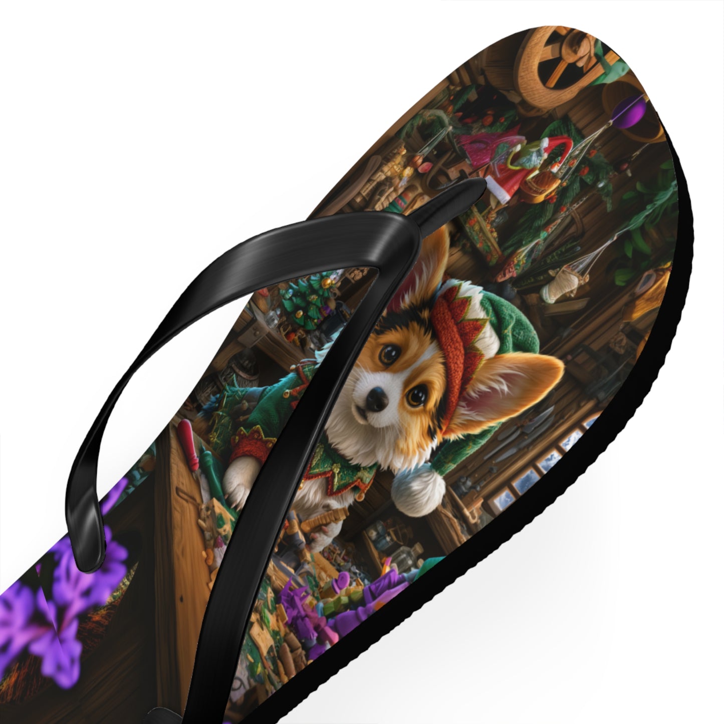Santa's Little Helper Flip-Flops