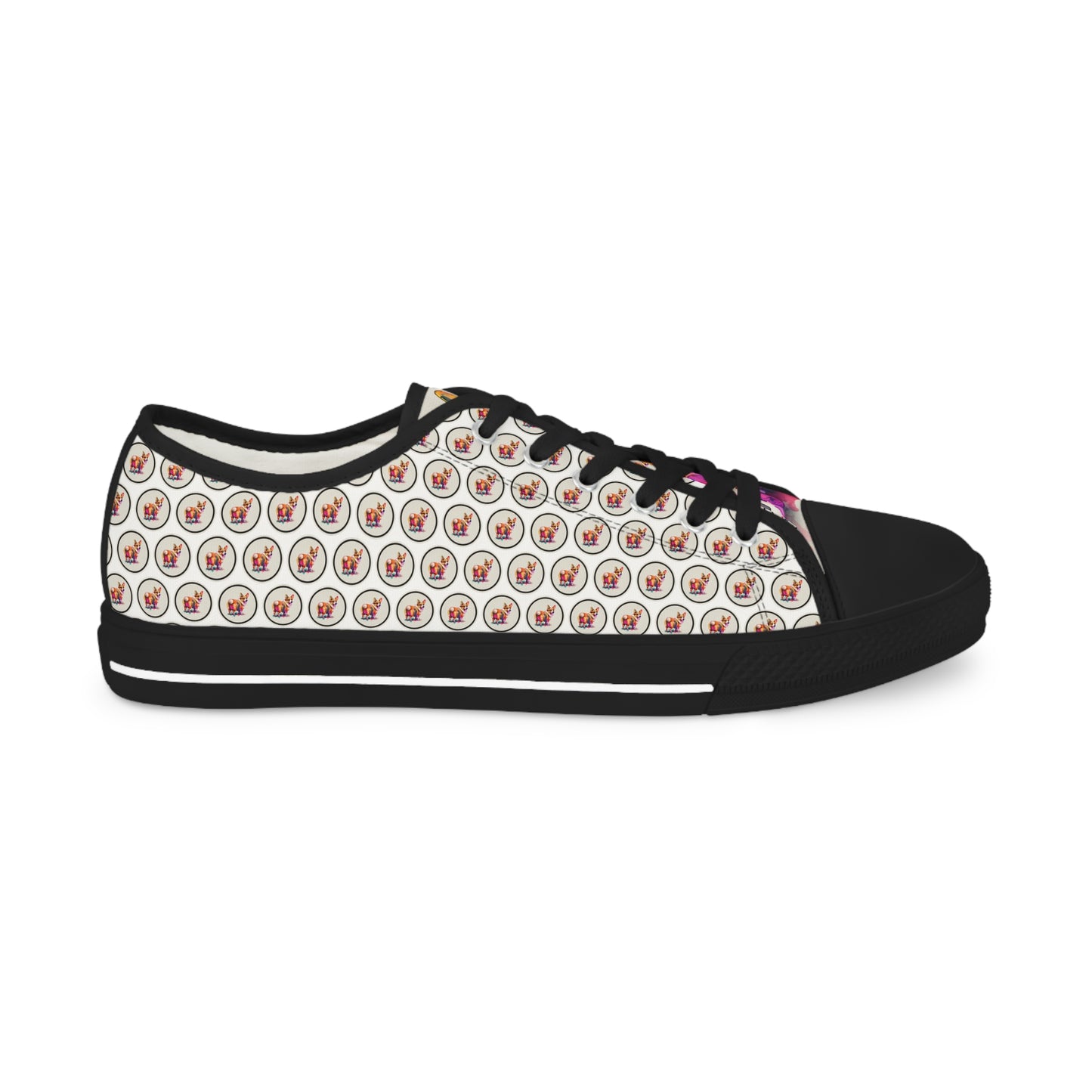 The Observer Mosaic - Men's Low Top Sneakers