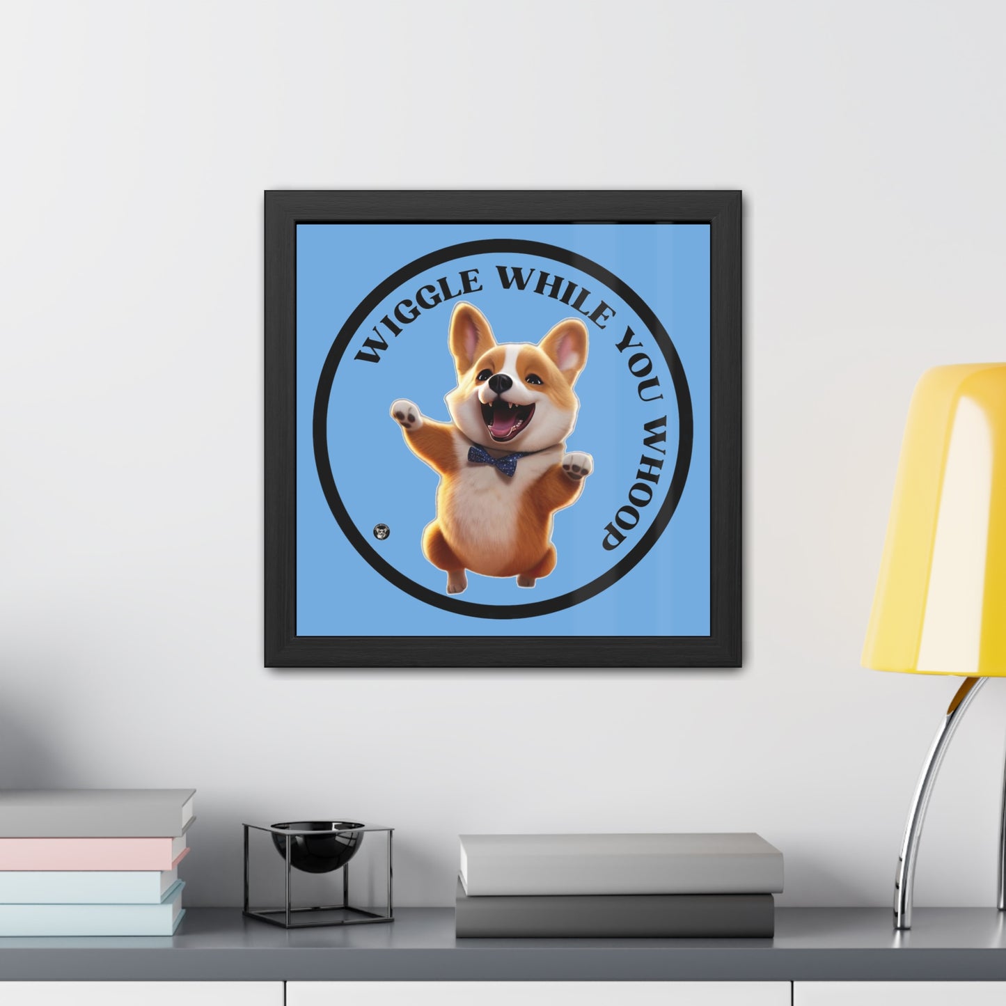 Wiggle While You Whoop - Framed Print