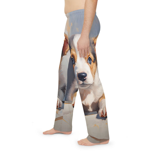 Puppy Portrait Men's Pajama Pants