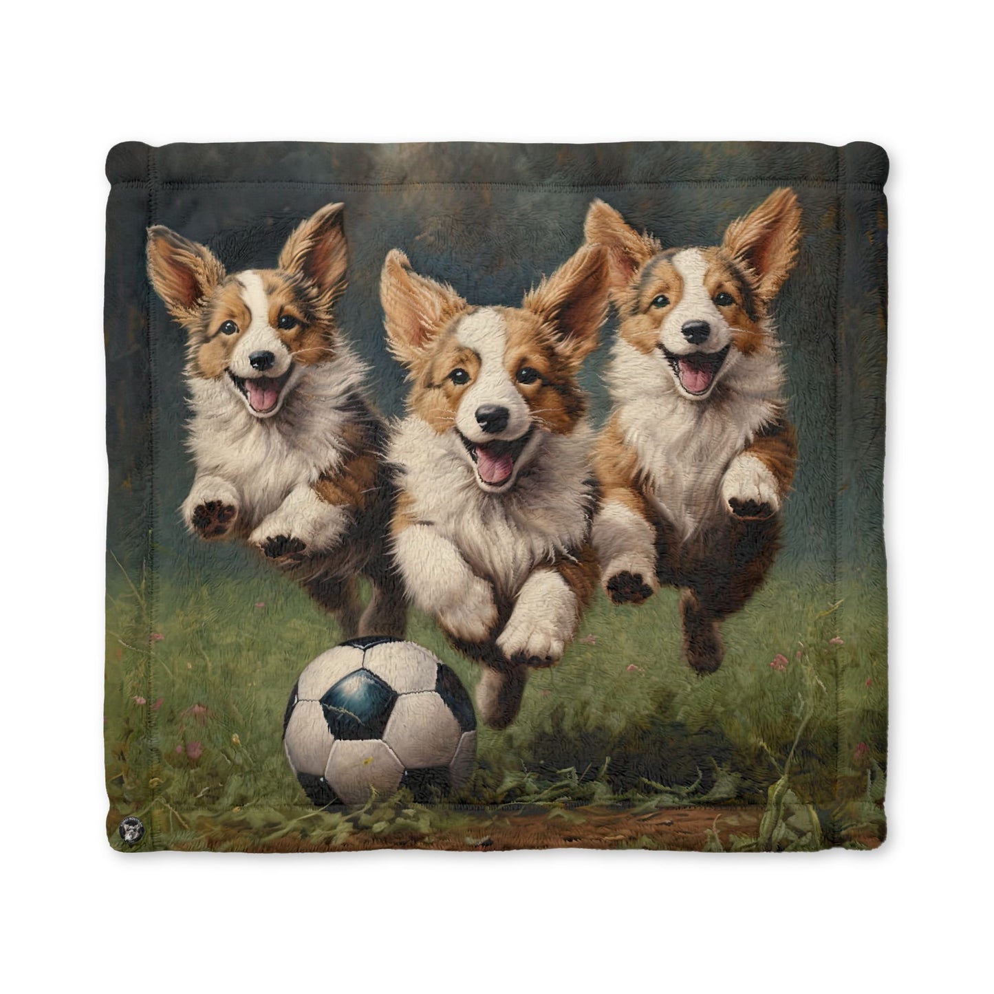 Corgi Pitch Cuddle Blanket