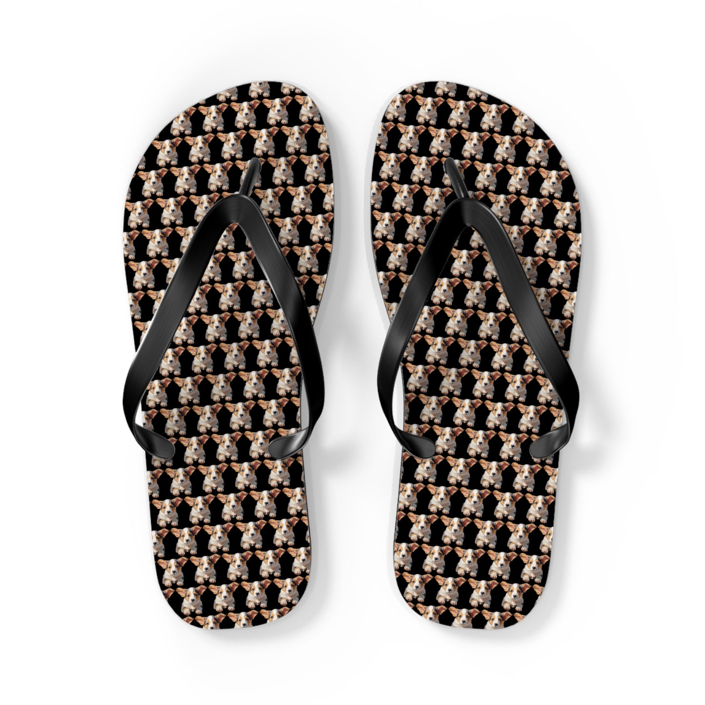 Puppy Love Mosaic Flip-Flops