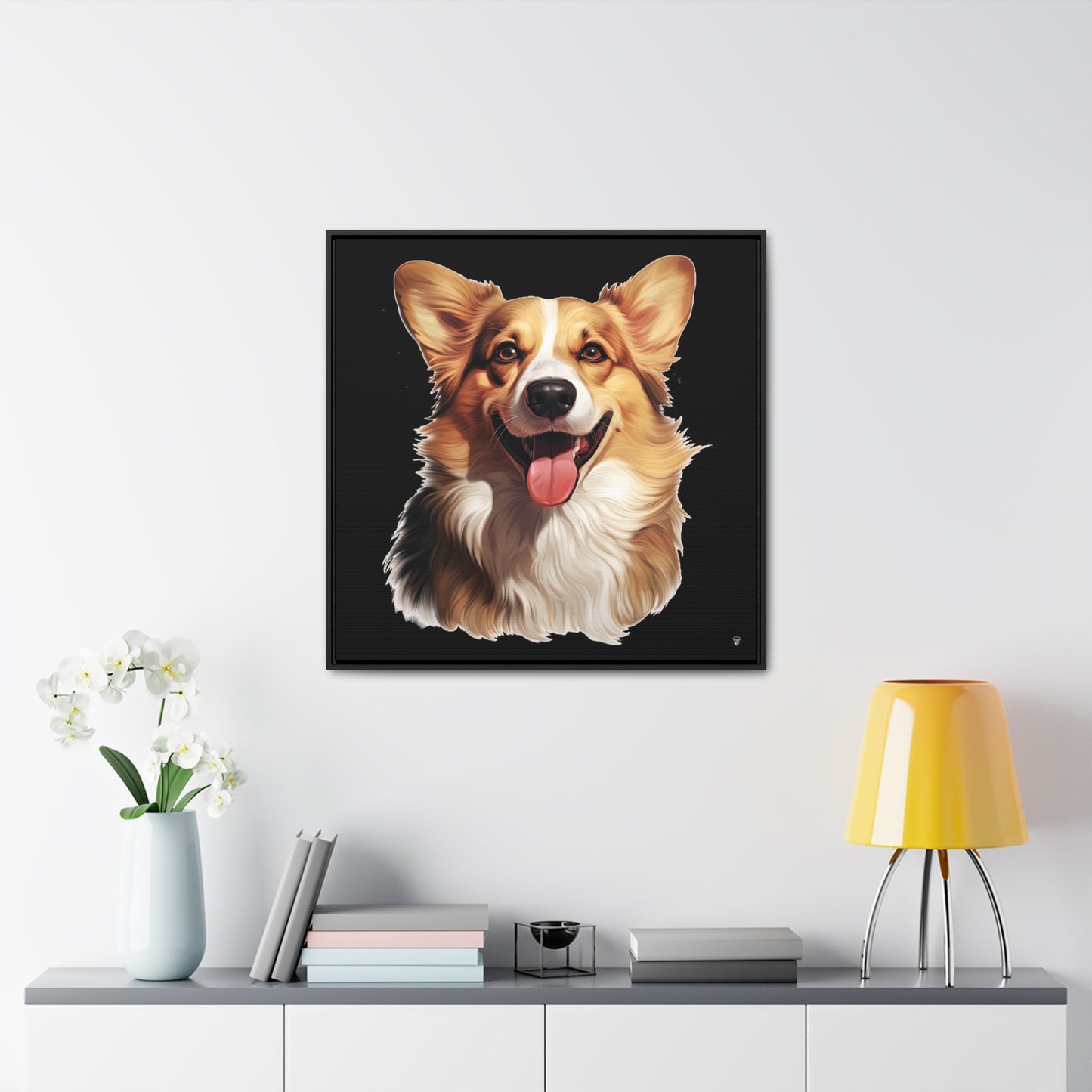 The Celebrity - Framed on Canvas