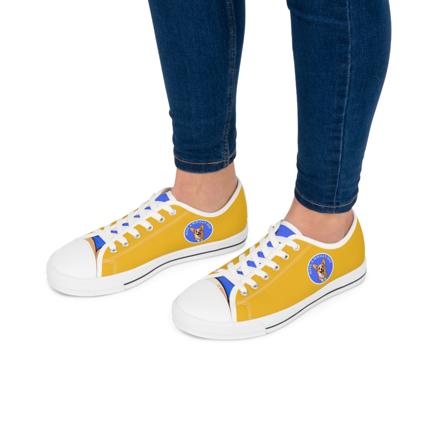 Have a Wiggly Day - Women's Low Top Sneakers