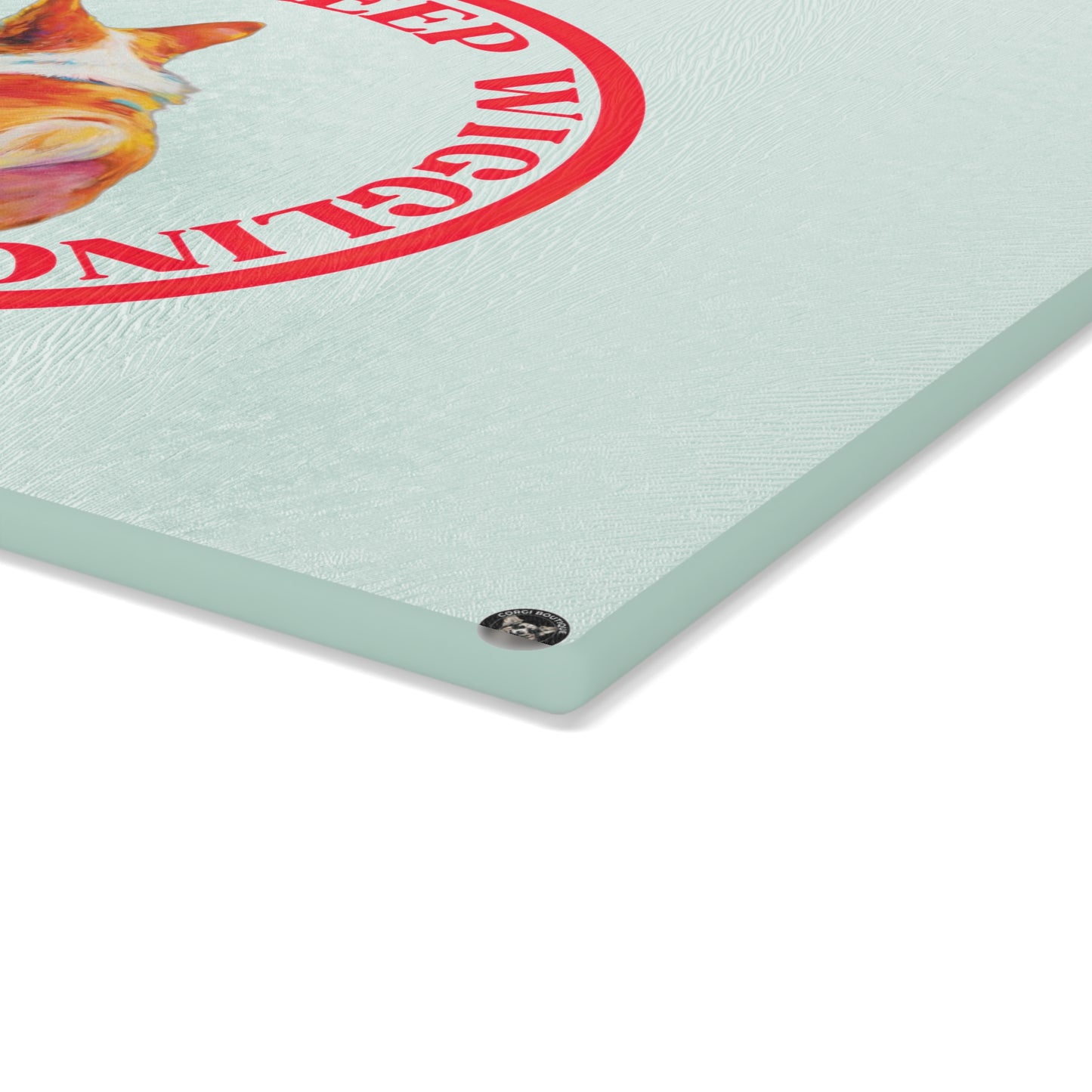 Just Keep Wiggling - Glass Cutting Board