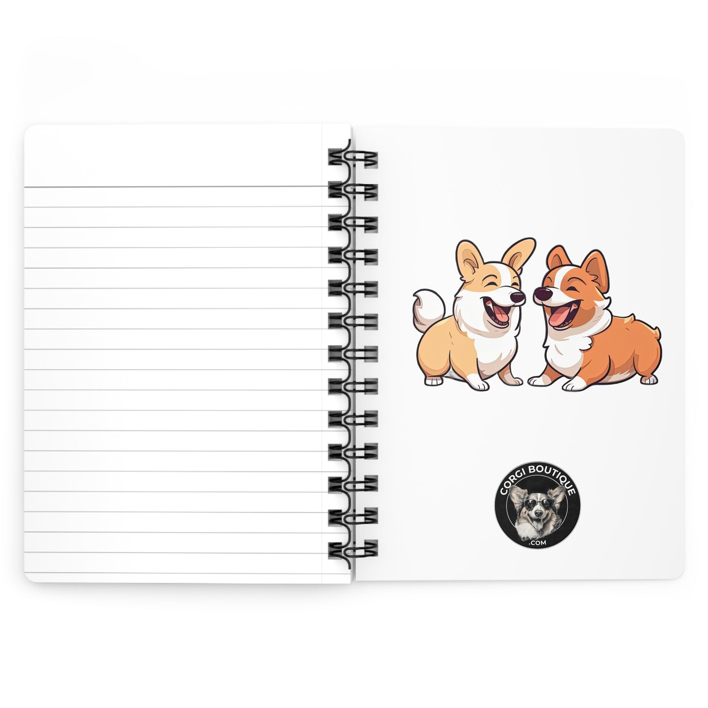 Corgi Couple - Spiral Bound Notebook