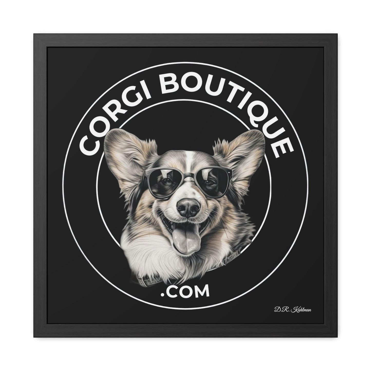 Corgi Boutique - Framed Print