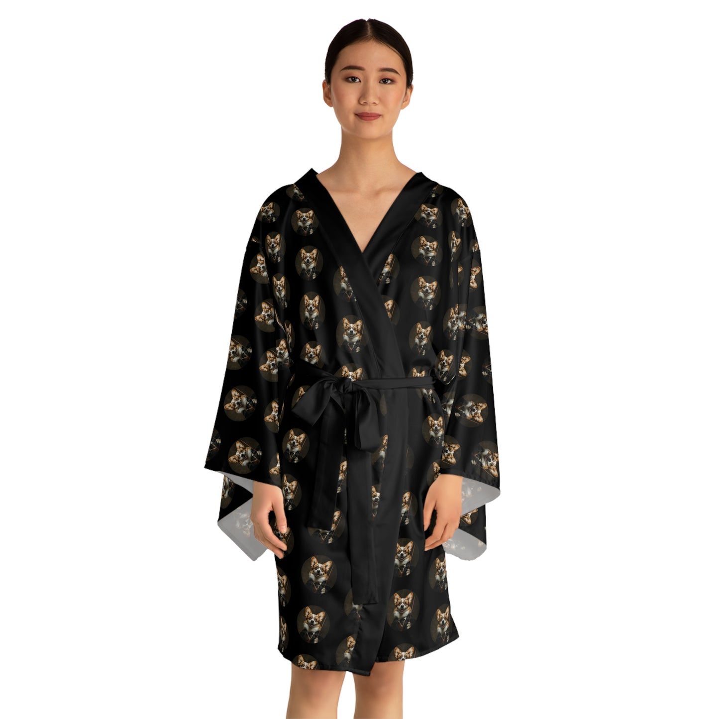 Corgi Potter Kimono Robe