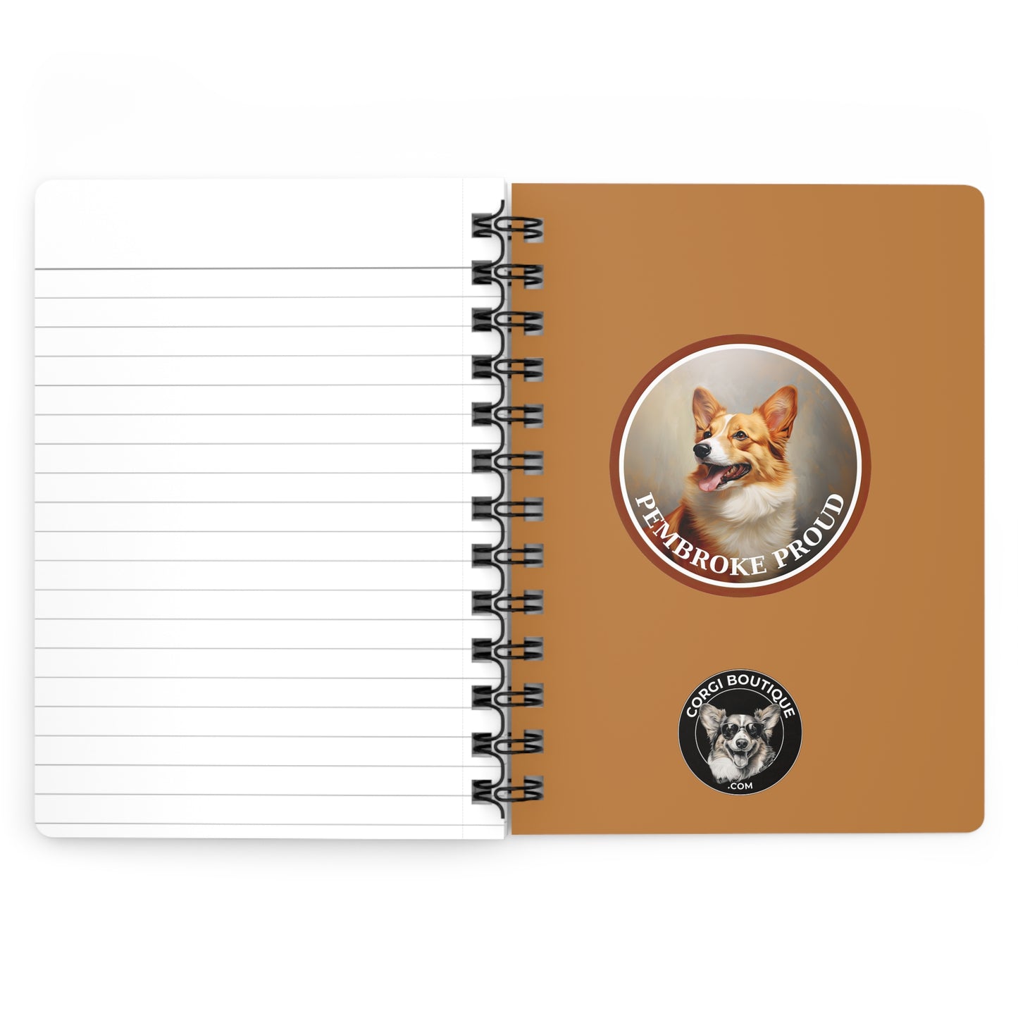 Pembroke Portrait - Spiral Bound Notebook