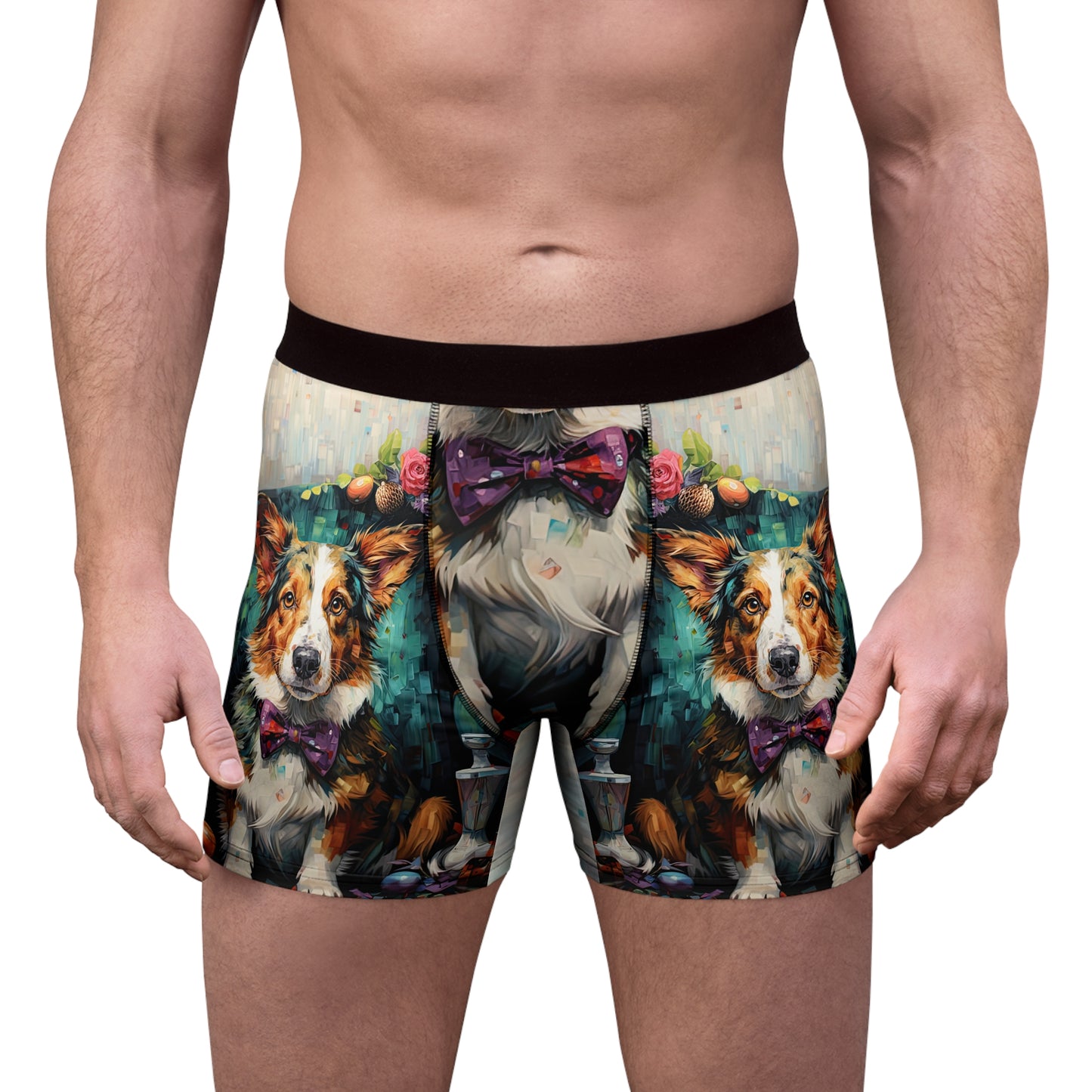 Caleçons à motif Corgi habillés !