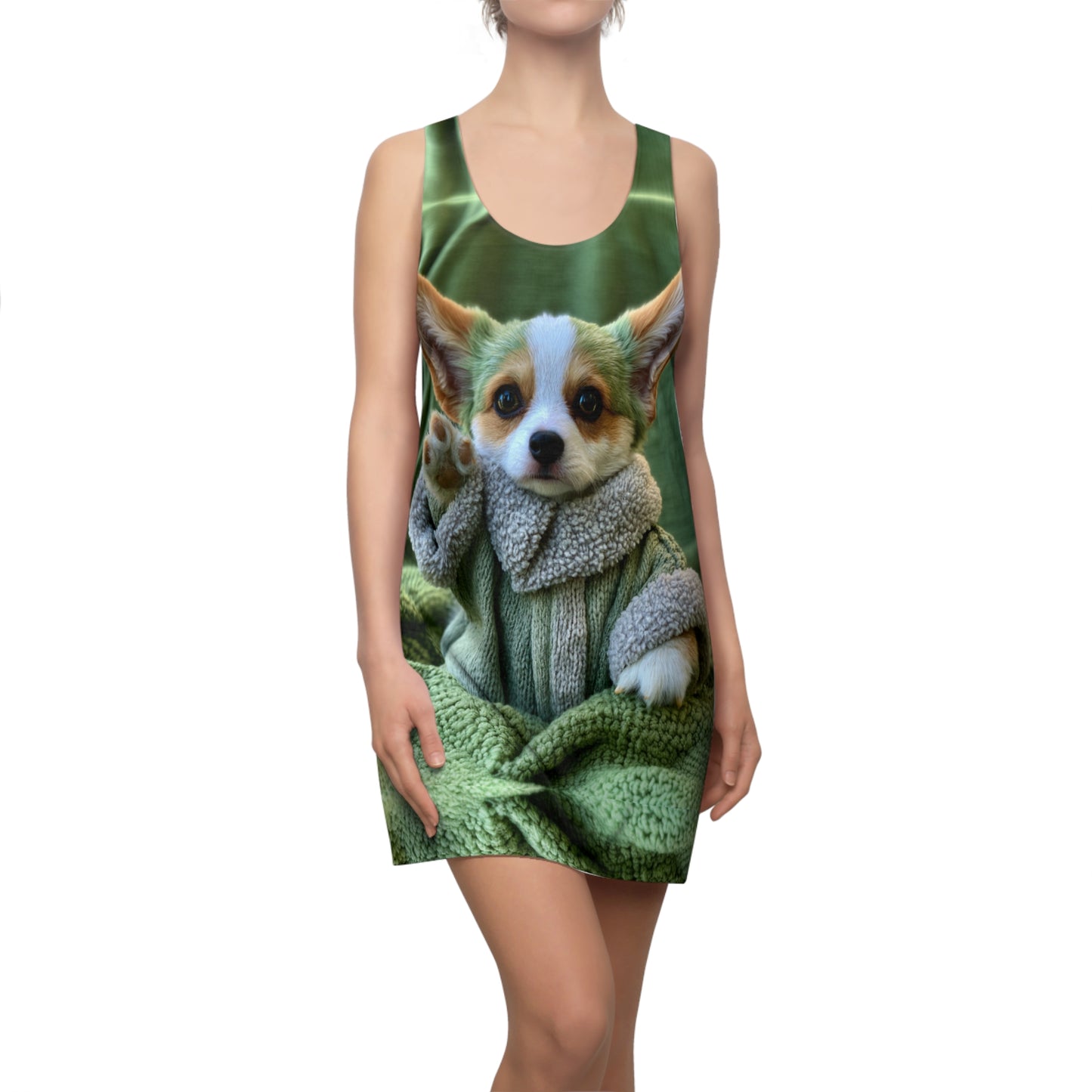 Grogu the Corgi Racerback