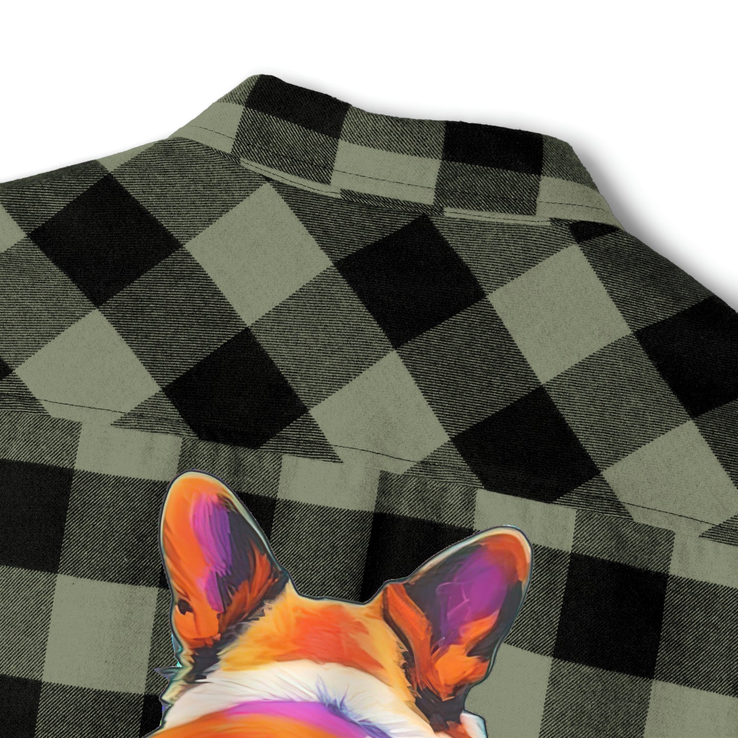 Corgi Butt - Flannel Shirt