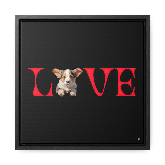 LOVE - Framed on Canvas