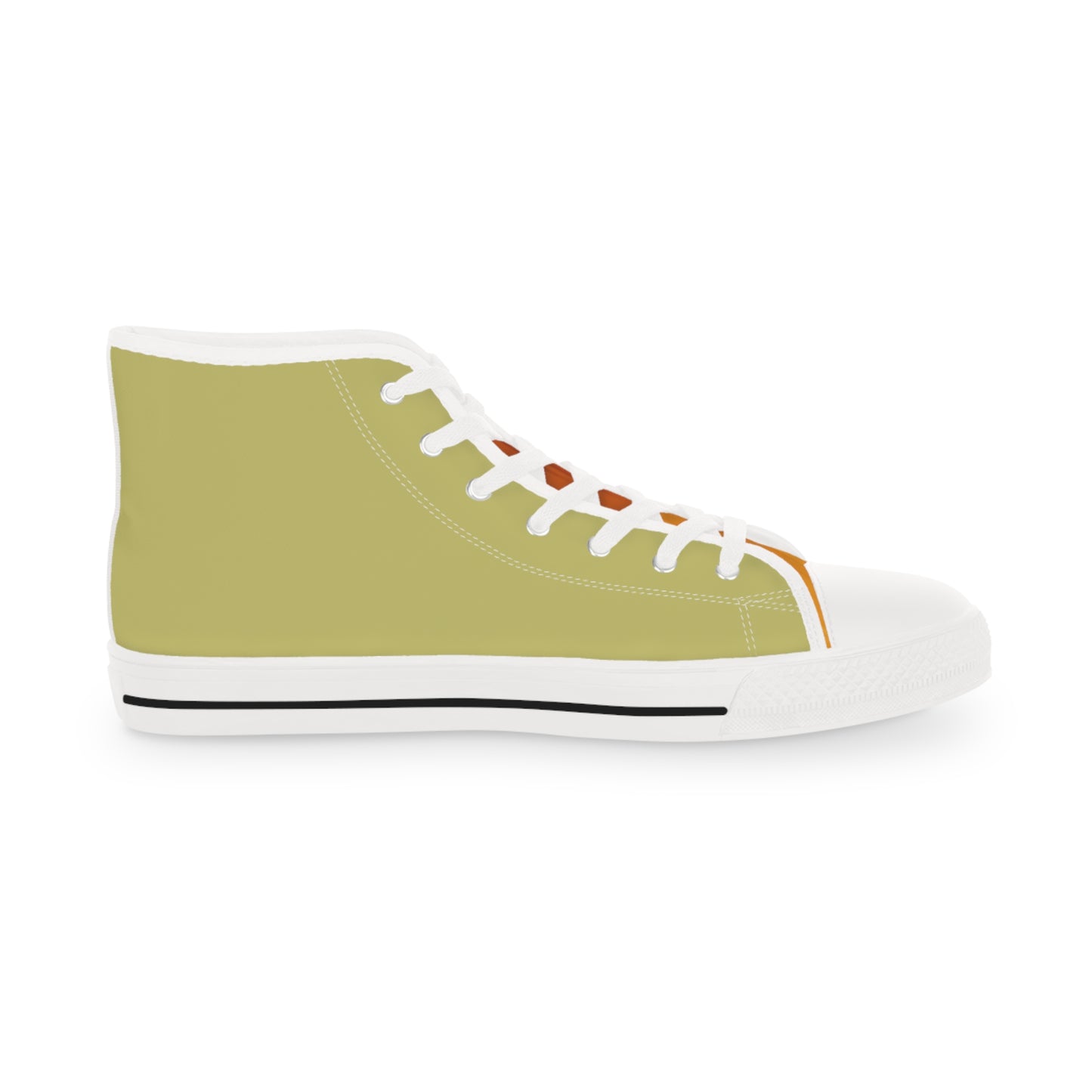 Classic Queen's Corgi Artistic Illustration Men's Casual Khaki Canvas Sneakers