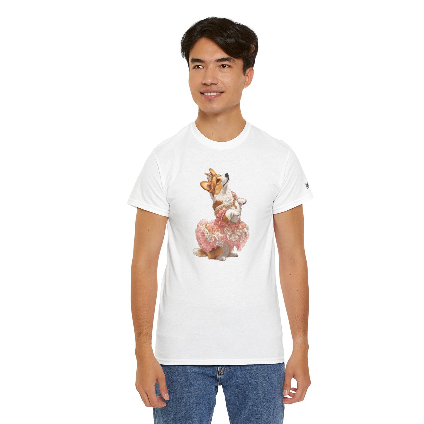 T-shirt Corgi Princesse