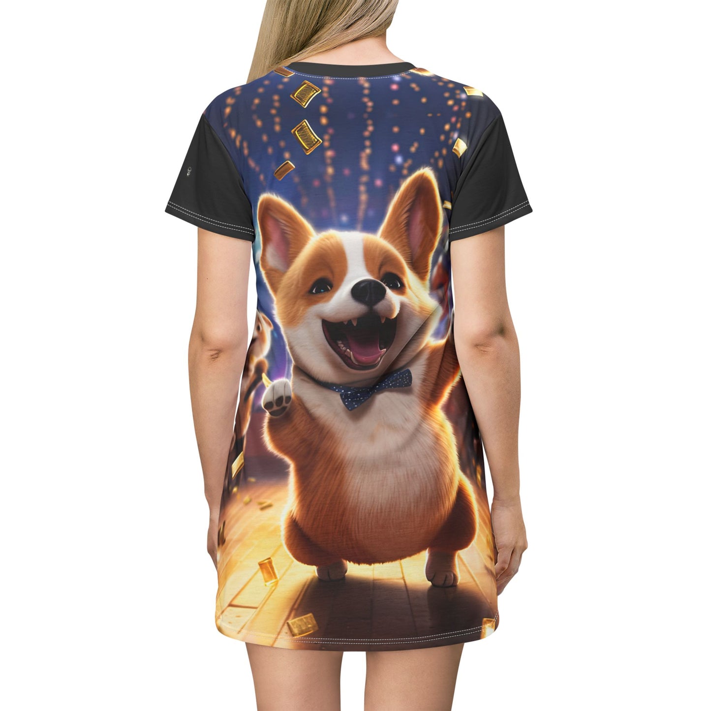 Boogaloo Corgi T-Dress