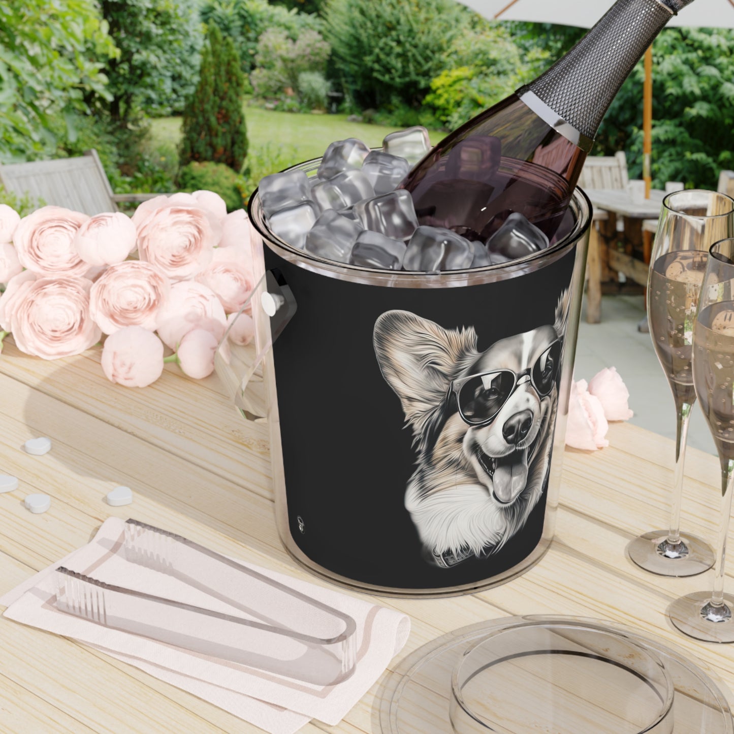 Corgi Cool - Ice Bucket with Tongs
